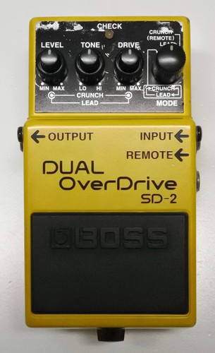 Boss dual over drive - over,