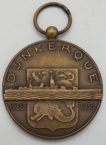 Médaille dunkerque - médaille, :