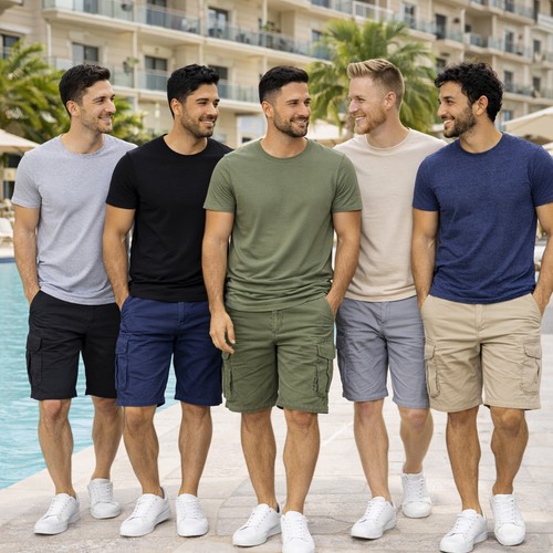 Bermudas homme cargo - bermudas, pantalons