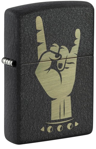 Briquet zippo black crackle - briquet,