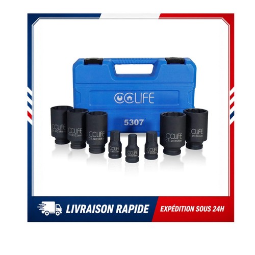 Coffret douilles choc - coffret,