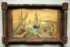 grand plateau bois pyrograve