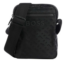 BOSS Sac À Bandoulière Homme Logoté BB CATCH 3 0 JM NS Zip 50541467 Couleur Noir