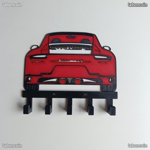 Porte clés mural porsche 911 - porte,