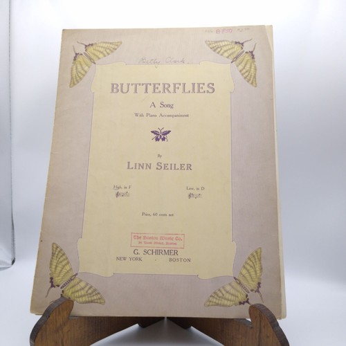Antique sheet music - sheet,
