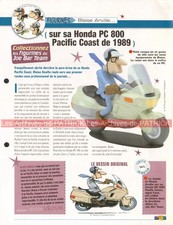 HONDA PC 800 Pacific Coast 1989 Joe Bar Team Fiche Moto #003568