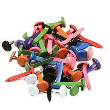  150 Pcs Accessoires Scrapbooking Éléments De Fixation Pour Papier Brads Ronds