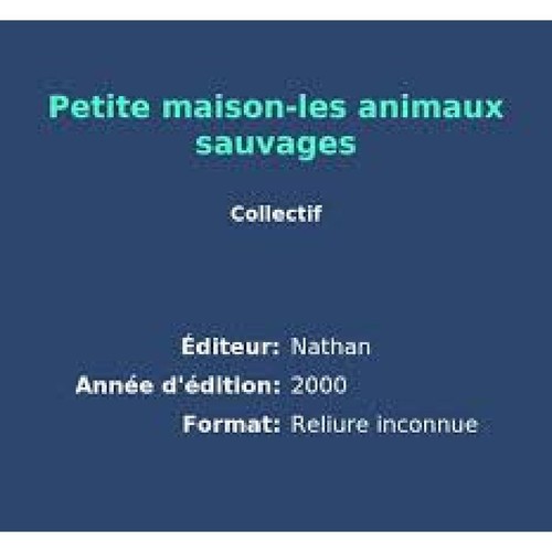 Livre petite maison les - livre,