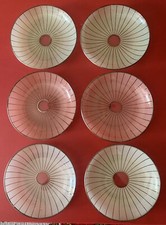 Vintage 1940's suite de six