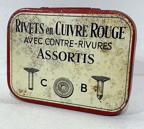 Ancienne boîte publicitaire - ancienne,