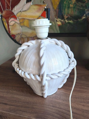 Ancien pied lampe terre - lampe,