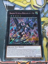CARTE Yu Gi Oh DRAGON XYZ DE LA REBELLION DE L'ARC PHRA-FR041 1ère édition