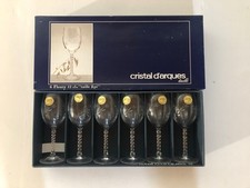 6 VERRES CRISTAL D’ARQUES