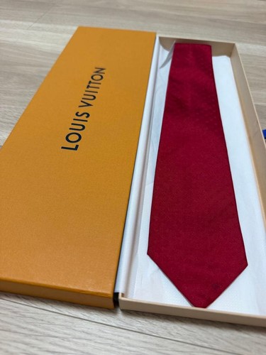 Cravate louis vuitton rouge - cravate,