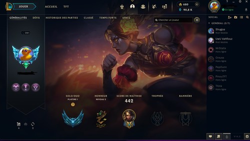 Compte league legend level - league, of