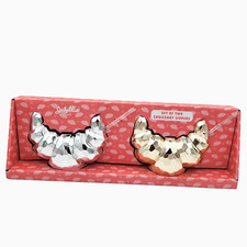 Retro Set of 2 Silver / Gold