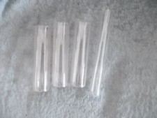 TUBES A ESSAI / EPROUVETTES  EN VERRE LOT DE 4
