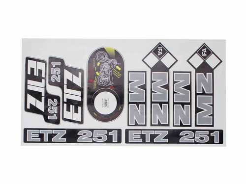 Autocollant etz 251 - etz, grand