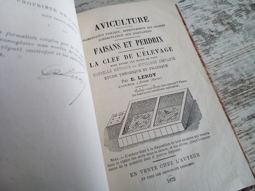 Leroy faisans perdrix clef - et,