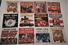 MARTIN CIRCUS  LOT 12 disques vinyles 45 tours  SP  bon état
