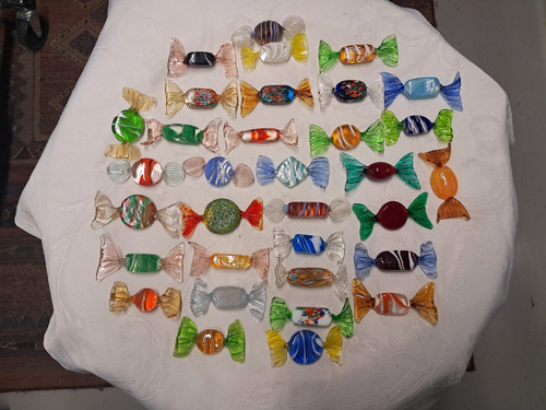 Lot bonbons verre - lot, en