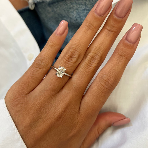 Bague blanc 14 - or,