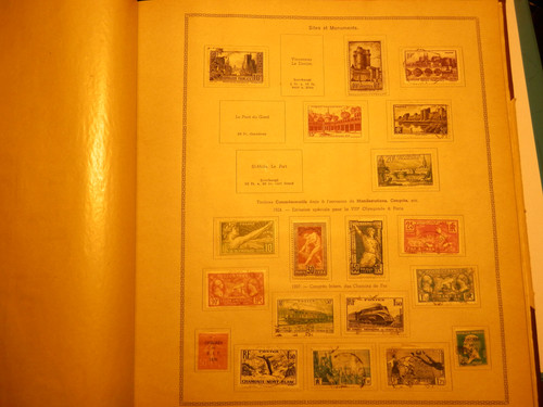 Timbres francais sites et - francais,