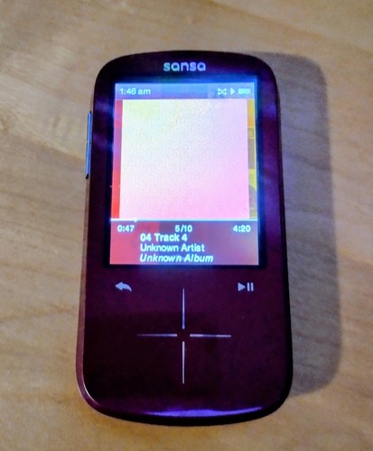 Sandisk sansa mp3 fuse 4gb - mp3, +