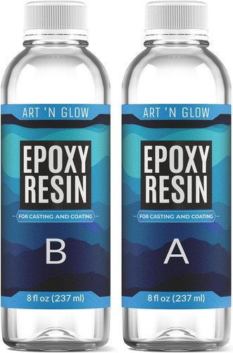 Crystal clear epoxy resin kit - crystal,