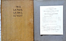 Album Douze Aquarelles René-Georges Gautier Par La Pluie, La Boue, Le Vent, 1918