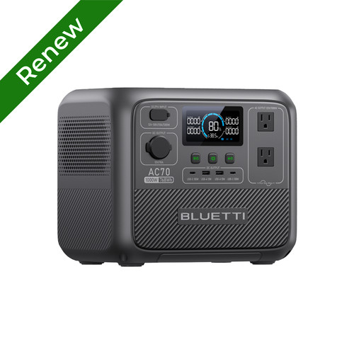 Bluetti ac70 1000w 768wh - bluetti,