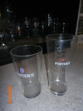 2 VERRES BIERE FOSTER S