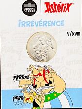 PIECE DE MONNAIE  10 EUROS  ASTERIX OBELIX IDEFIX  IRREVERENCE  5/18
