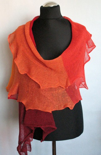 Foulard lin écharpe - en,
