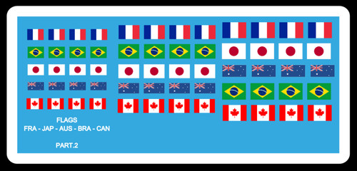Décalcomanie decals flags - décalcomanie,