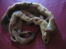 Etole en fourrure avec fermoir