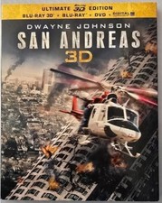 San Antreas 3D +Blu-Ray +Blu-Ray 2D