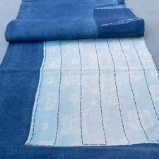 Ancien futon en coton teint