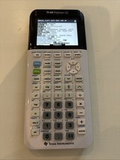 Calculatrice Ti 83 Premium CE Bon Etat Noir Vendu Sans Cache  Ni Câble