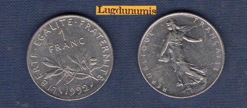 Franc semeuse nickel 1992 - franc,
