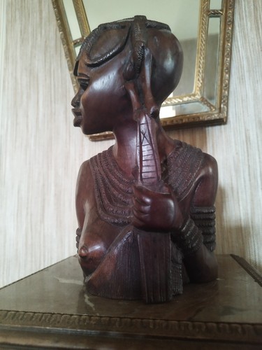 Buste femme africaine - africaine, en
