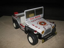 jouet ancien en tôle JEEP