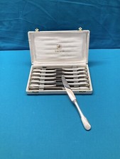 12 couteaux à entremets ERCUIS modèle VIEUX PARIS métal argenté no CLUNY 20,5 cm