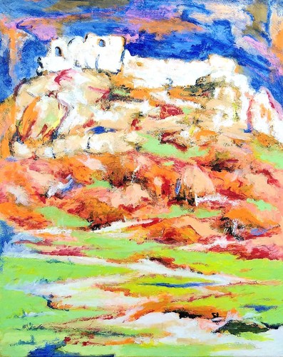 Tableau château montségur - tableau,