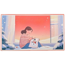 Kit Calendrier de l'Avent Art Moderne Point de Croix avec 24 Motifs de Noël