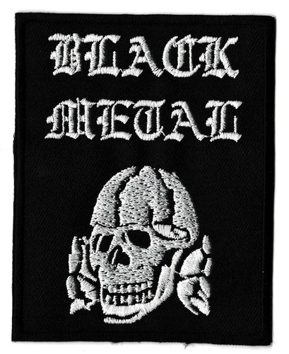 Ecusson patche black metal