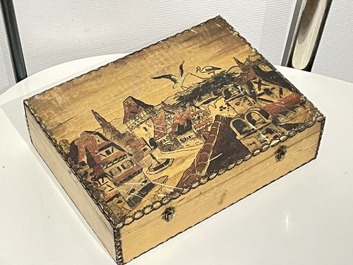 Ancienne boite bois - boite, en