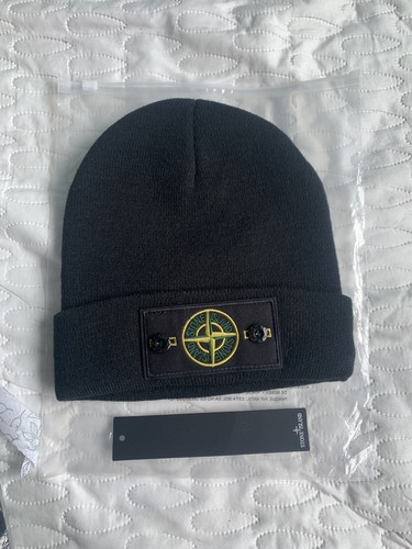 Bonnet stone island - stone, noir