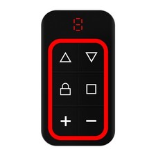 Télécommande porte de - de,