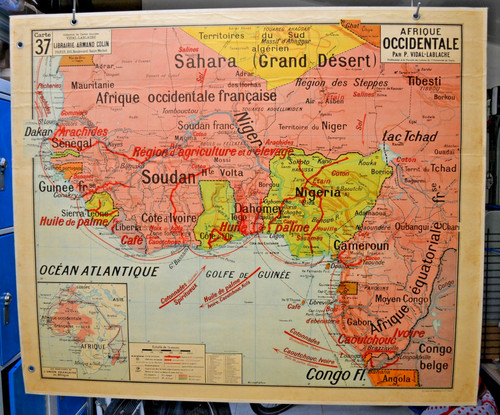 Carte ancienne école scolaire - carte,